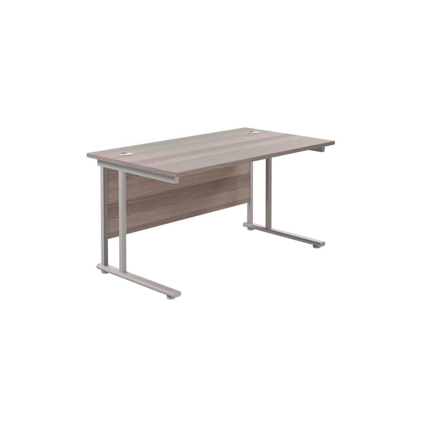 Twin Upright Rectangular Desk: 800mm Deep (FSC)