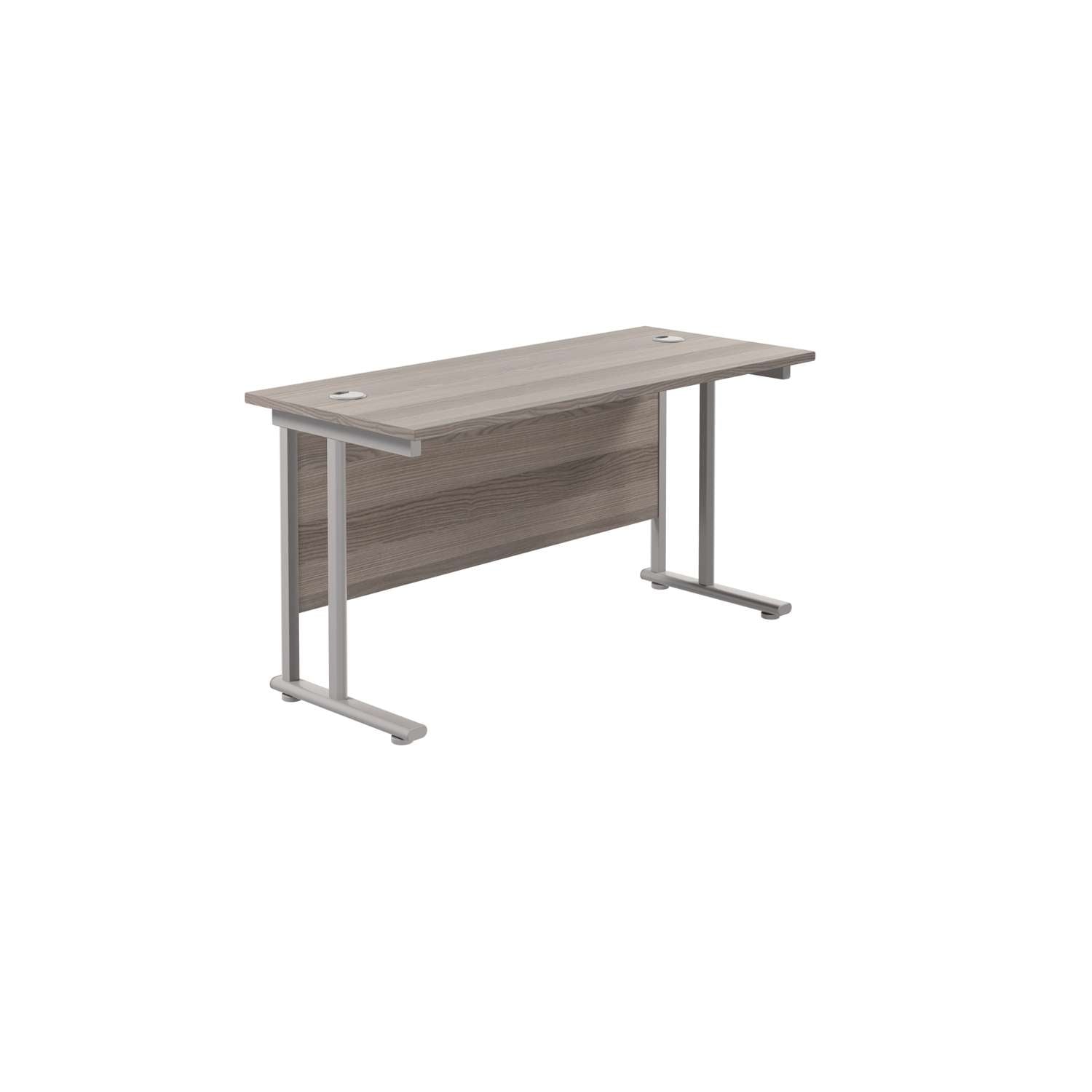 Twin Upright Rectangular Desk: 600mm Deep (FSC)