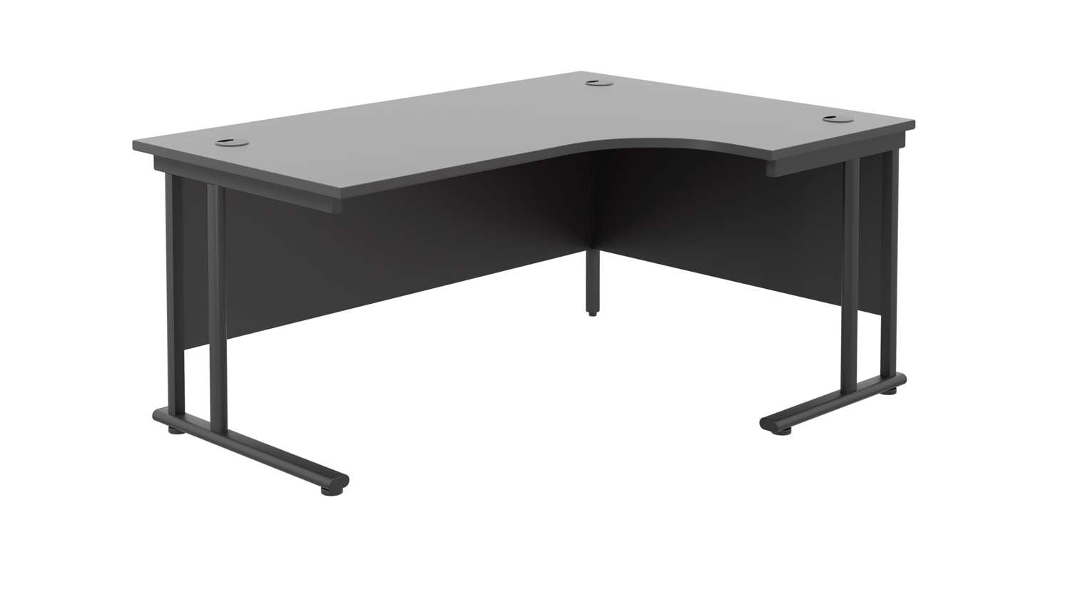 Twin Upright Right Hand Radial Desk (FSC)