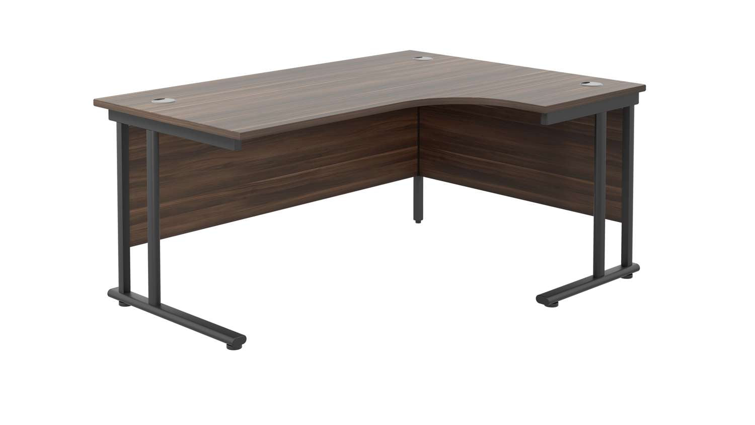 Twin Upright Right Hand Radial Desk (FSC)