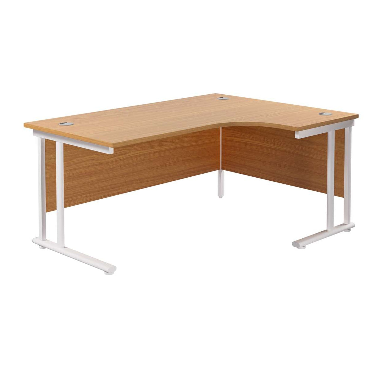 Twin Upright Right Hand Radial Desk (FSC)