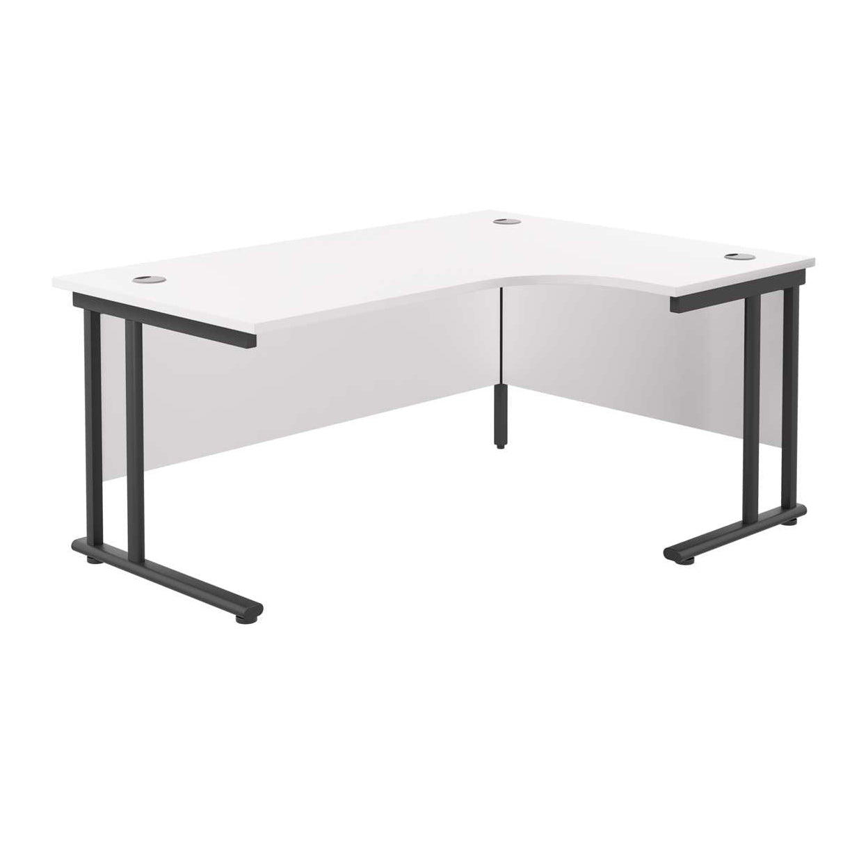 Twin Upright Right Hand Radial Desk (FSC)