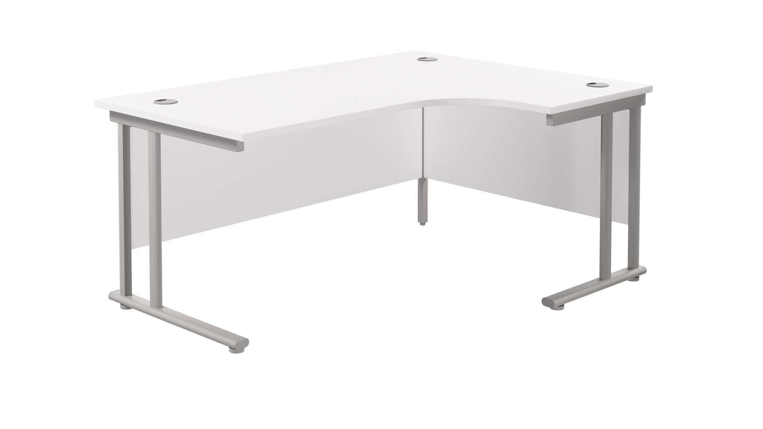 Twin Upright Right Hand Radial Desk (FSC)