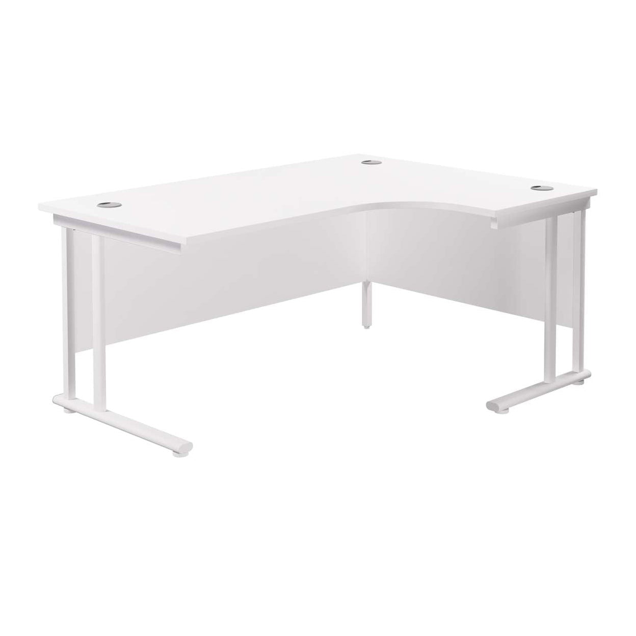 Twin Upright Right Hand Radial Desk (FSC)