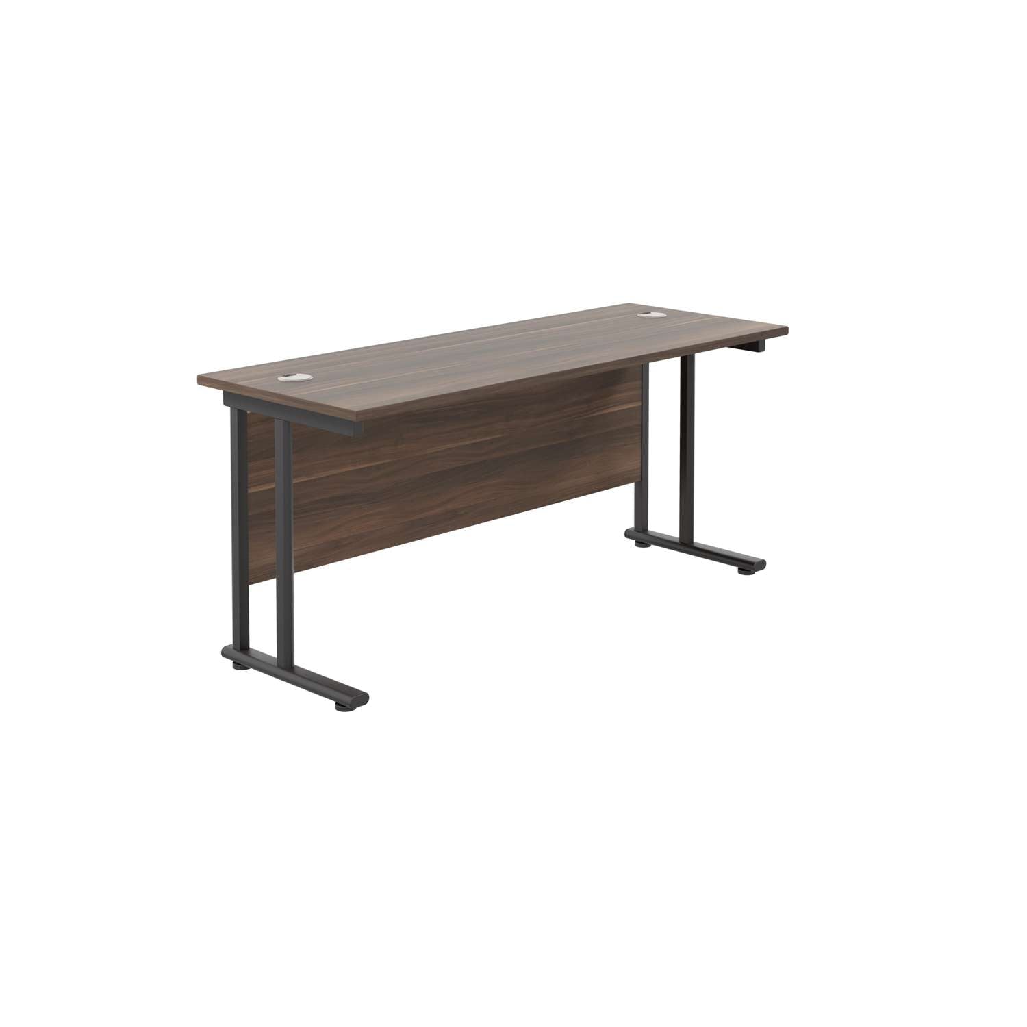 Twin Upright Rectangular Desk: 600mm Deep (FSC)