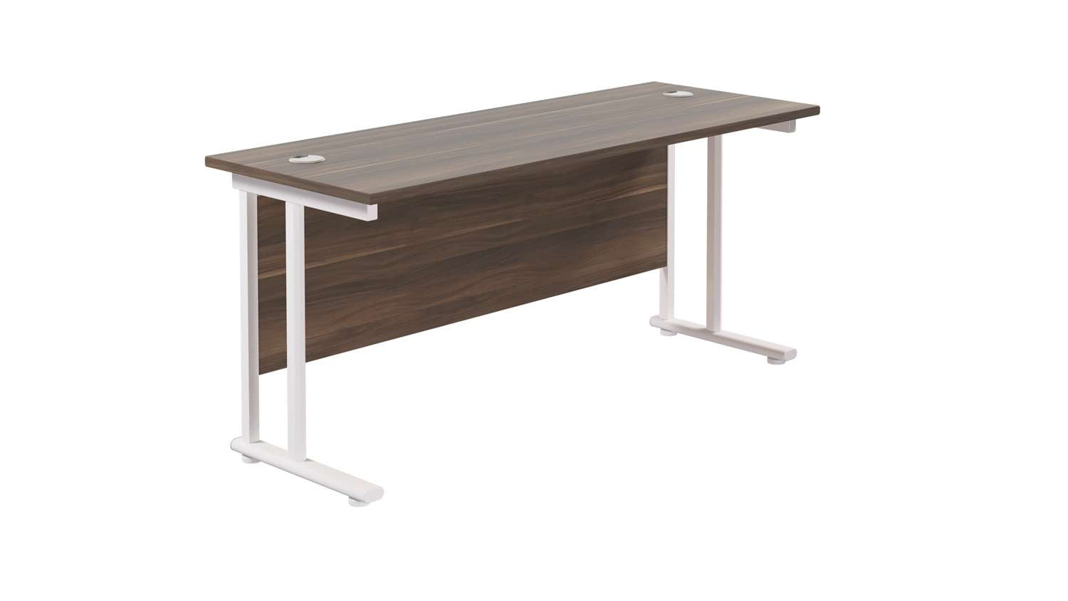 Twin Upright Rectangular Desk: 600mm Deep (FSC)