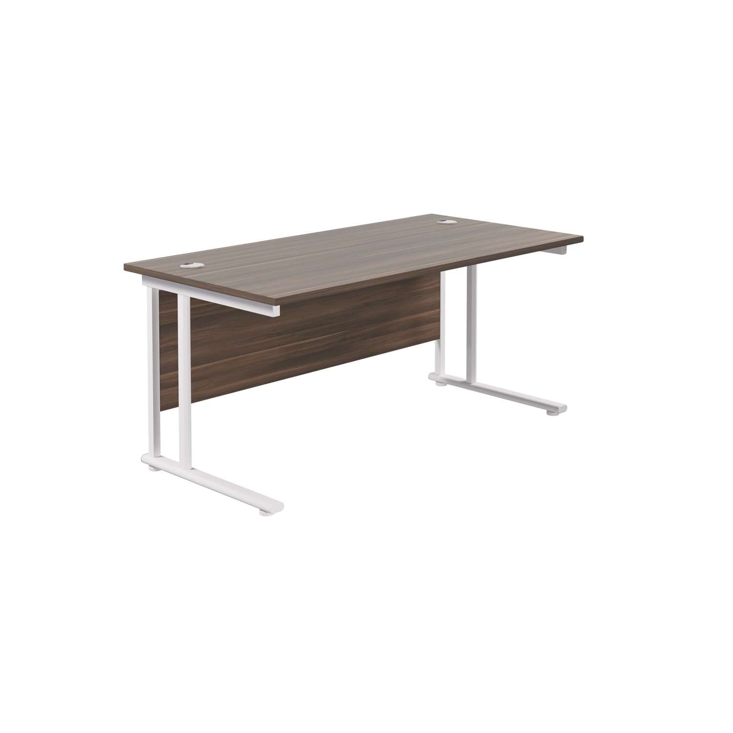 Twin Upright Rectangular Desk: 800mm Deep (FSC)