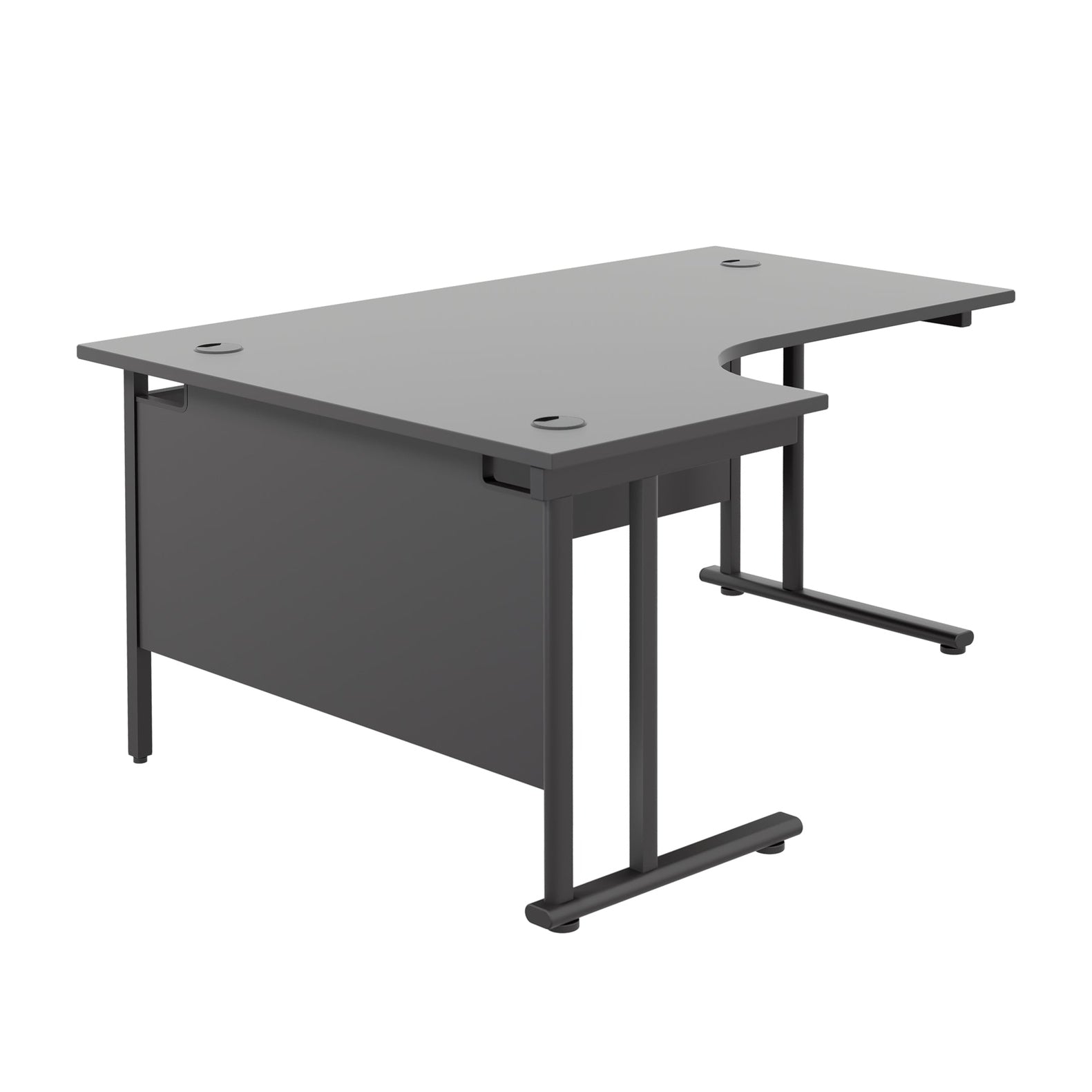 Twin Upright Left Hand Radial Desk (FSC)