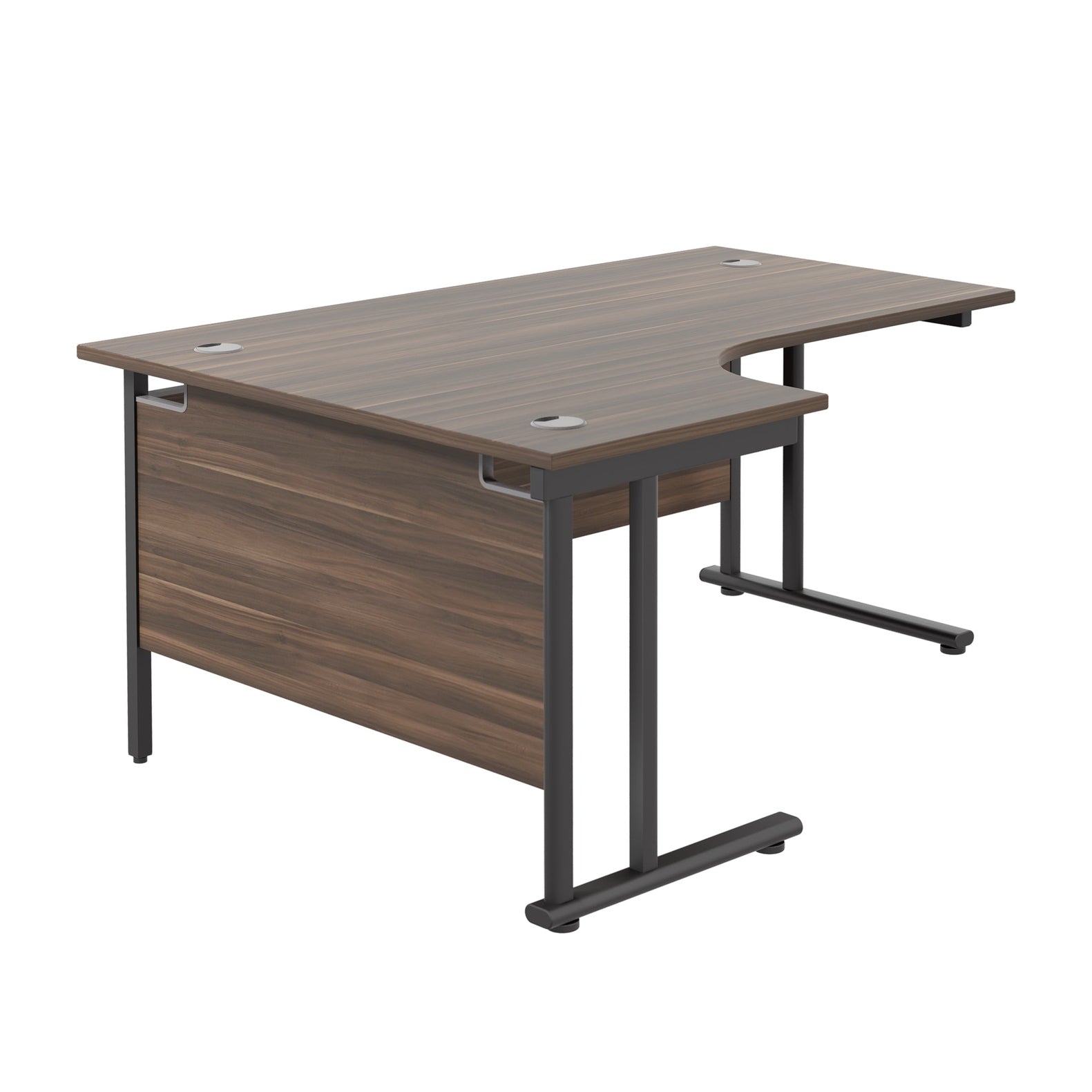 Twin Upright Left Hand Radial Desk (FSC)