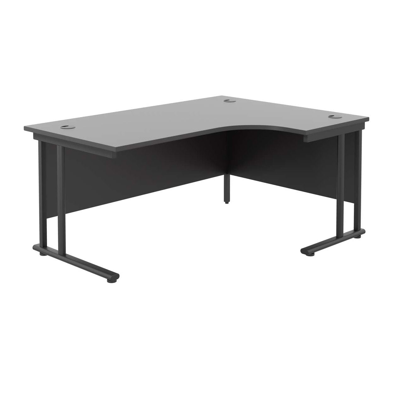 Twin Upright Right Hand Radial Desk (FSC)