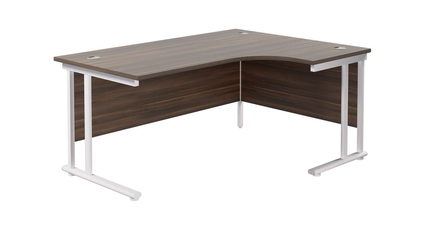 Twin Upright Right Hand Radial Desk (FSC)