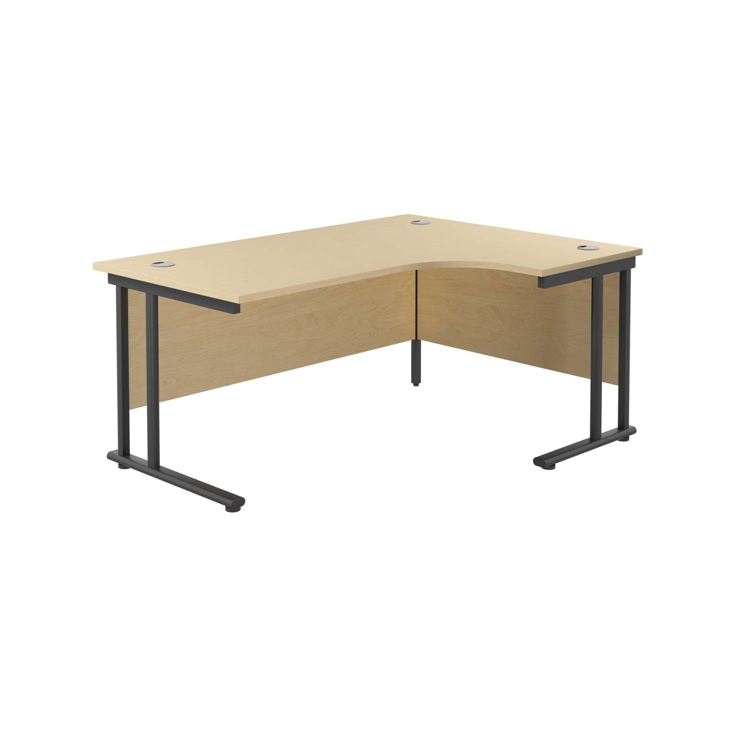 Twin Upright Right Hand Radial Desk (FSC)