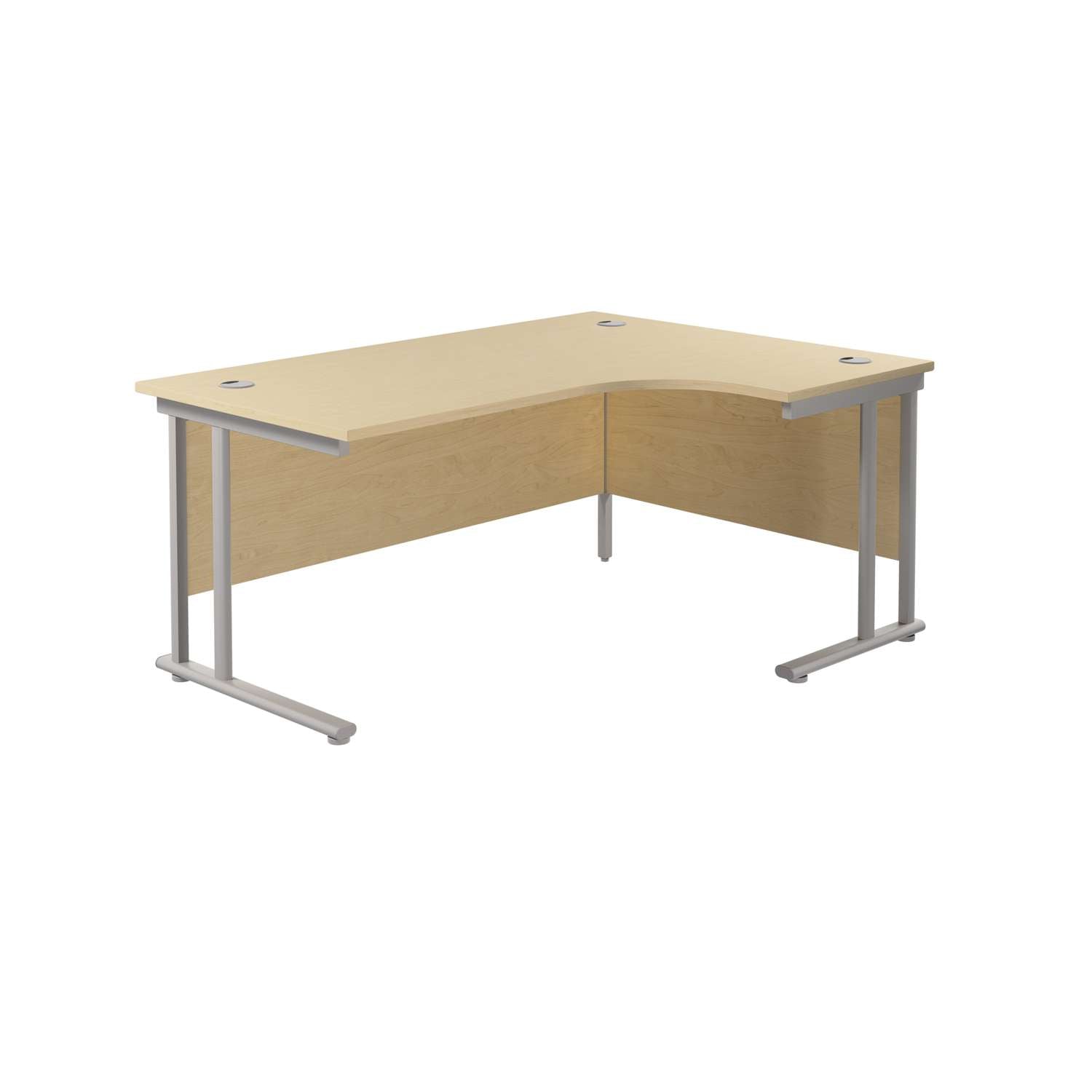 Twin Upright Right Hand Radial Desk (FSC)