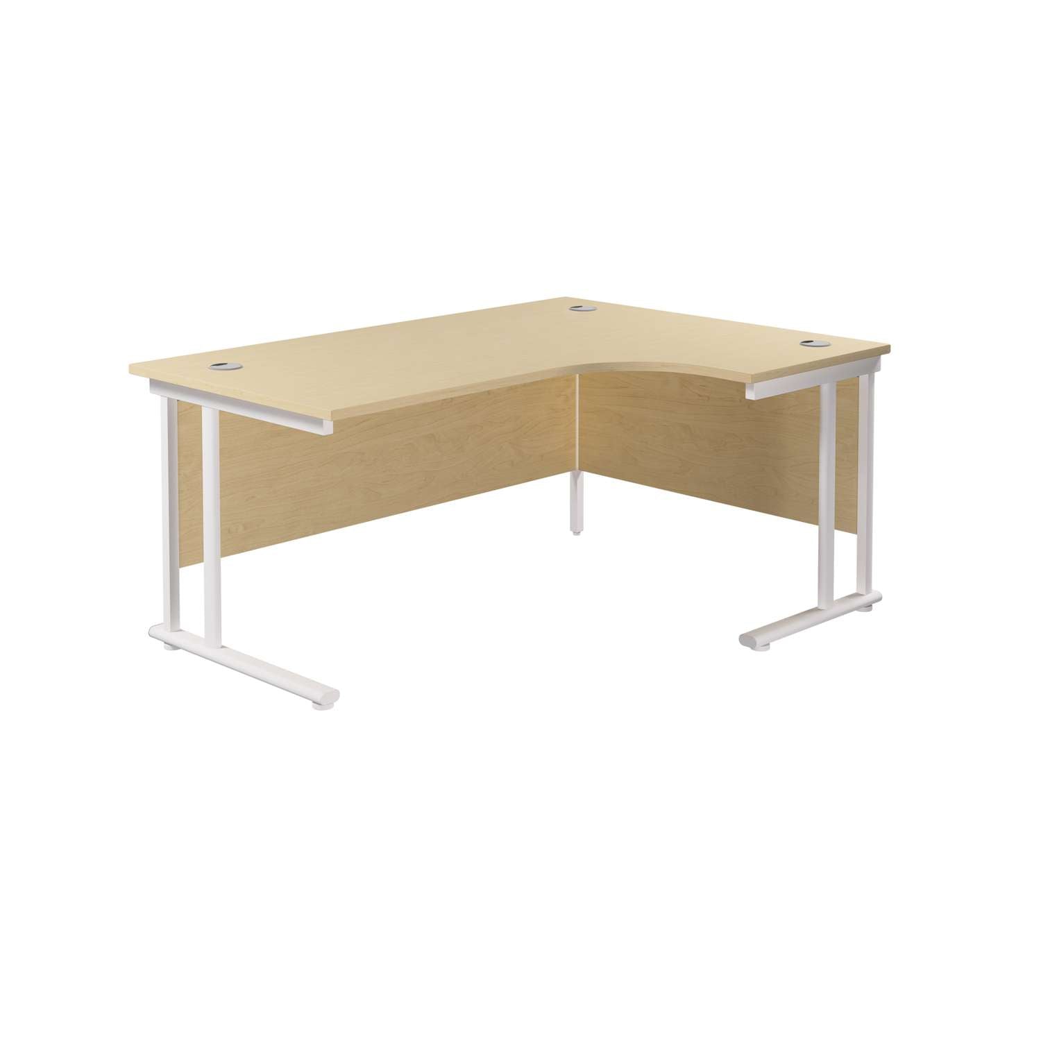 Twin Upright Right Hand Radial Desk (FSC)