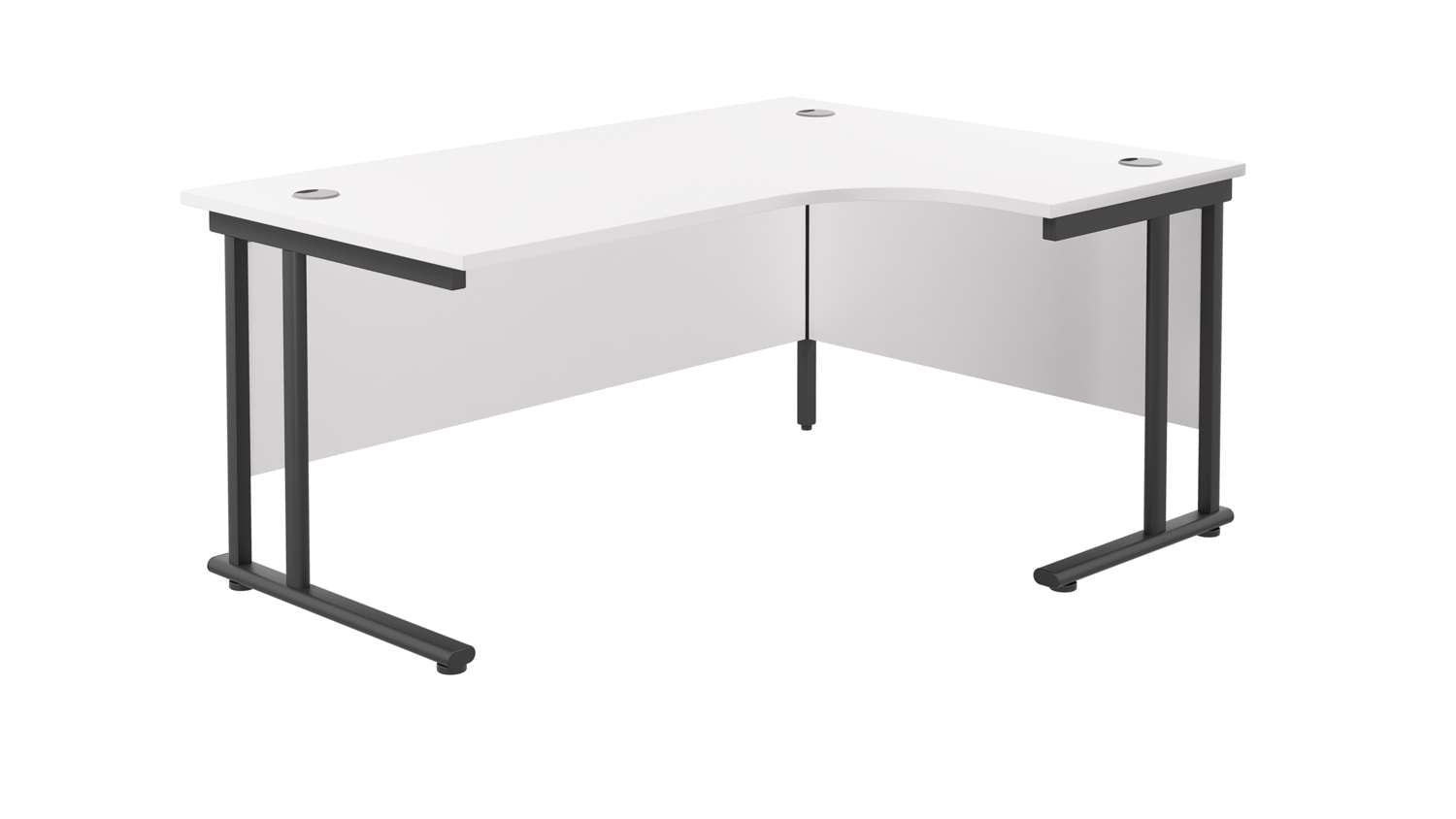 Twin Upright Right Hand Radial Desk (FSC)