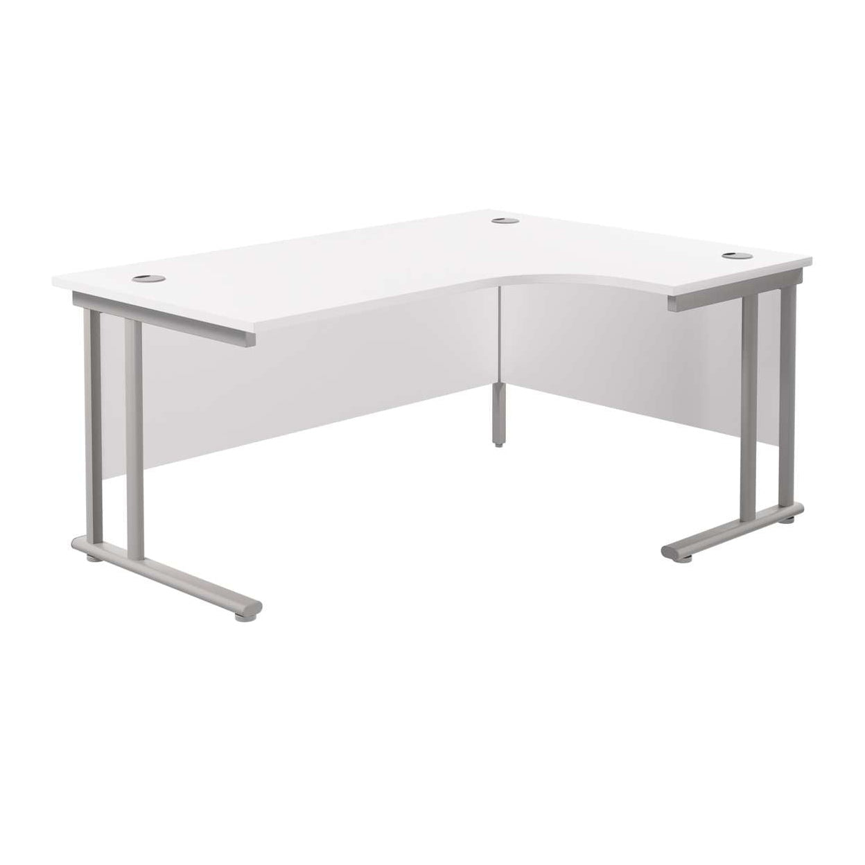 Twin Upright Right Hand Radial Desk (FSC)