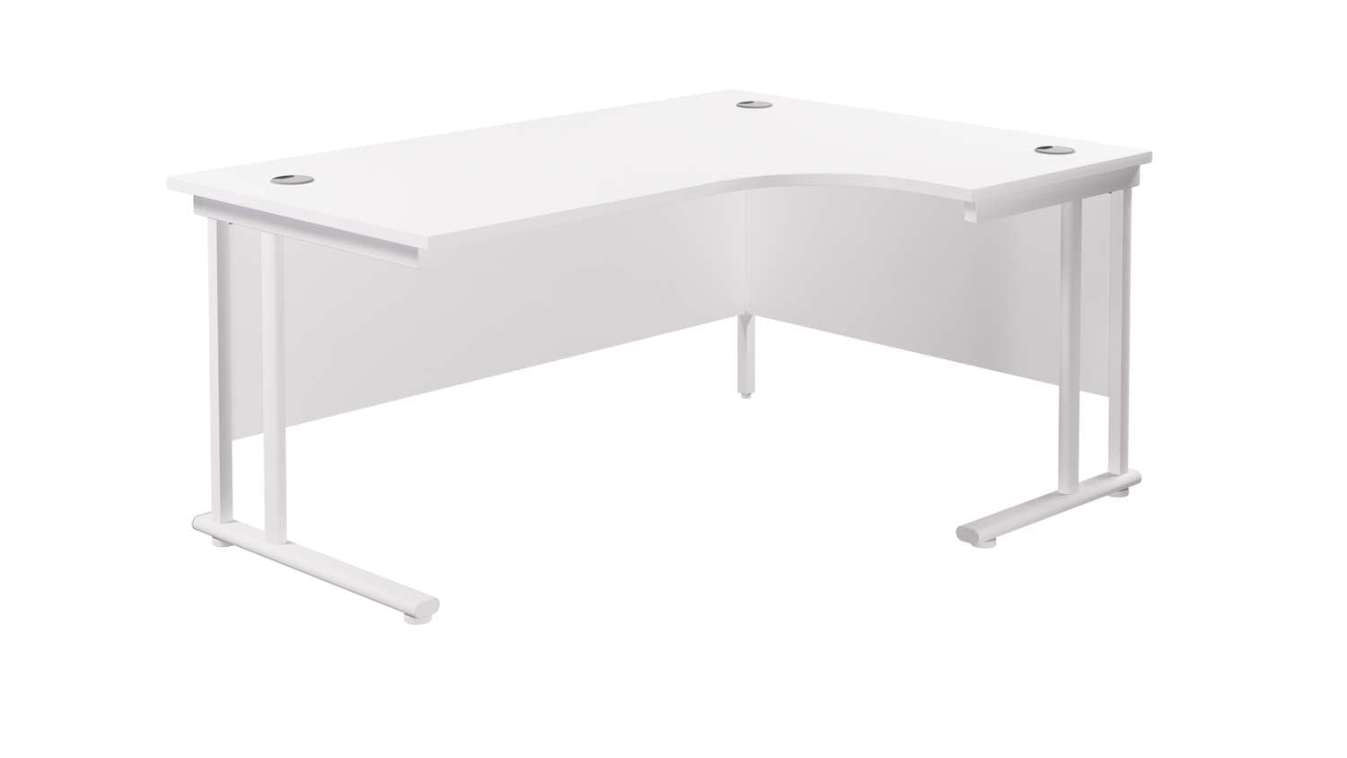 Twin Upright Right Hand Radial Desk (FSC)