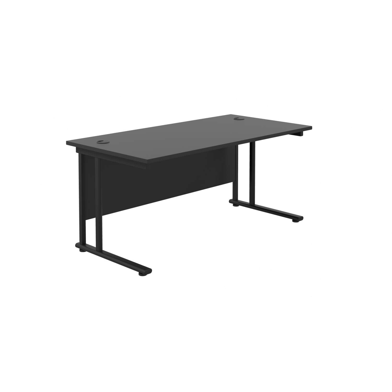 Twin Upright Rectangular Desk: 800mm Deep (FSC)