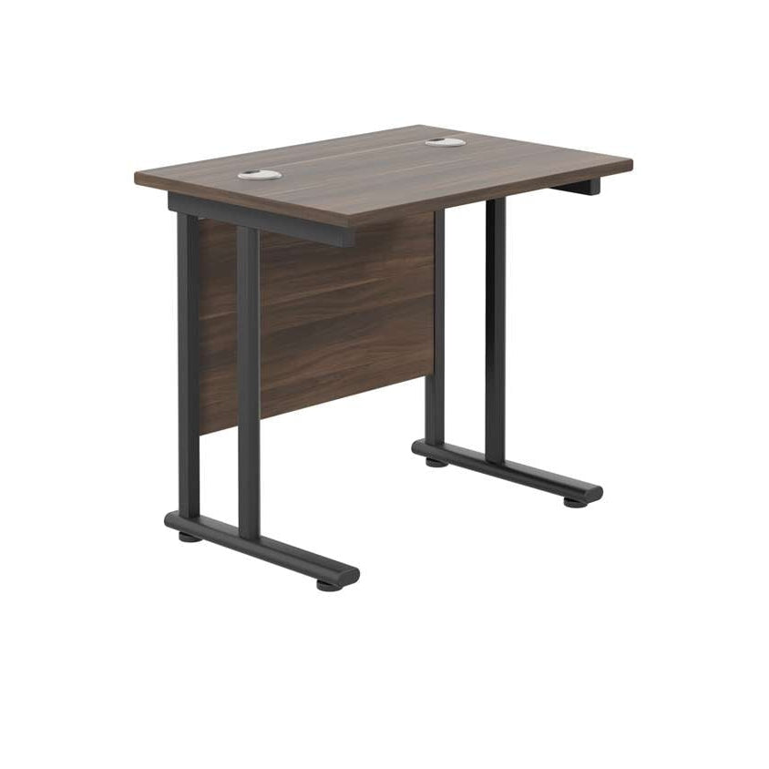 Twin Upright Rectangular Desk: 600mm Deep (FSC)