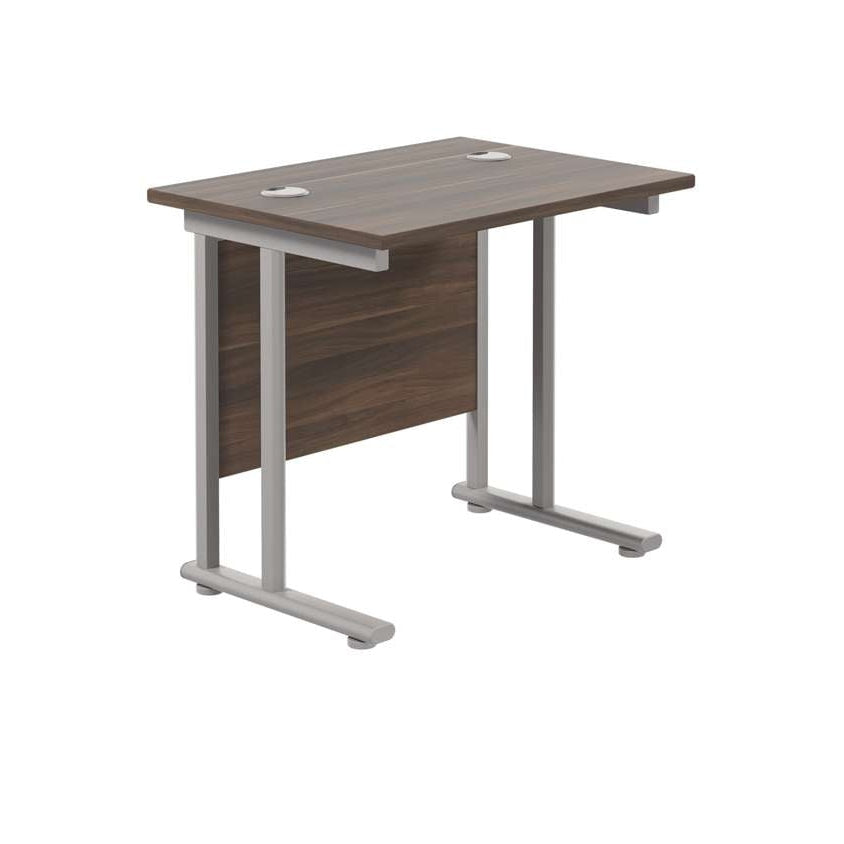 Twin Upright Rectangular Desk: 600mm Deep (FSC)