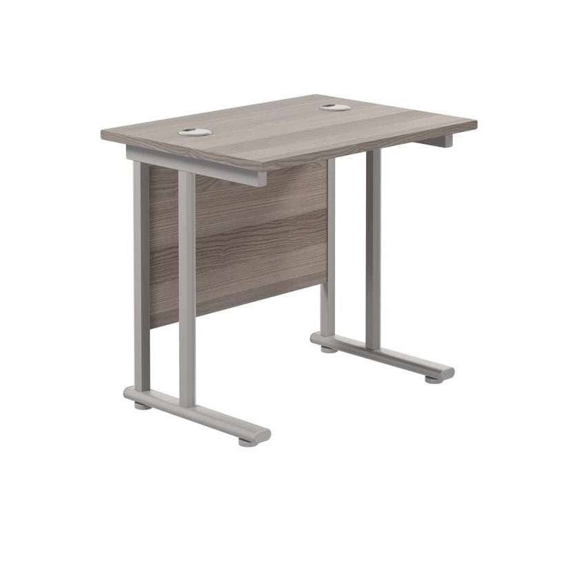 Twin Upright Rectangular Desk: 600mm Deep (FSC)