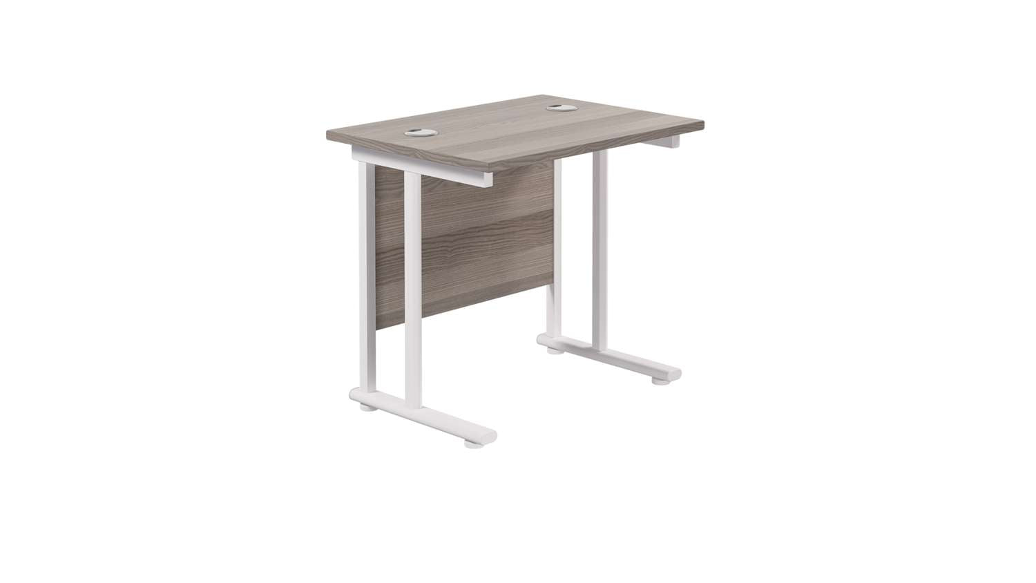 Twin Upright Rectangular Desk: 600mm Deep (FSC)