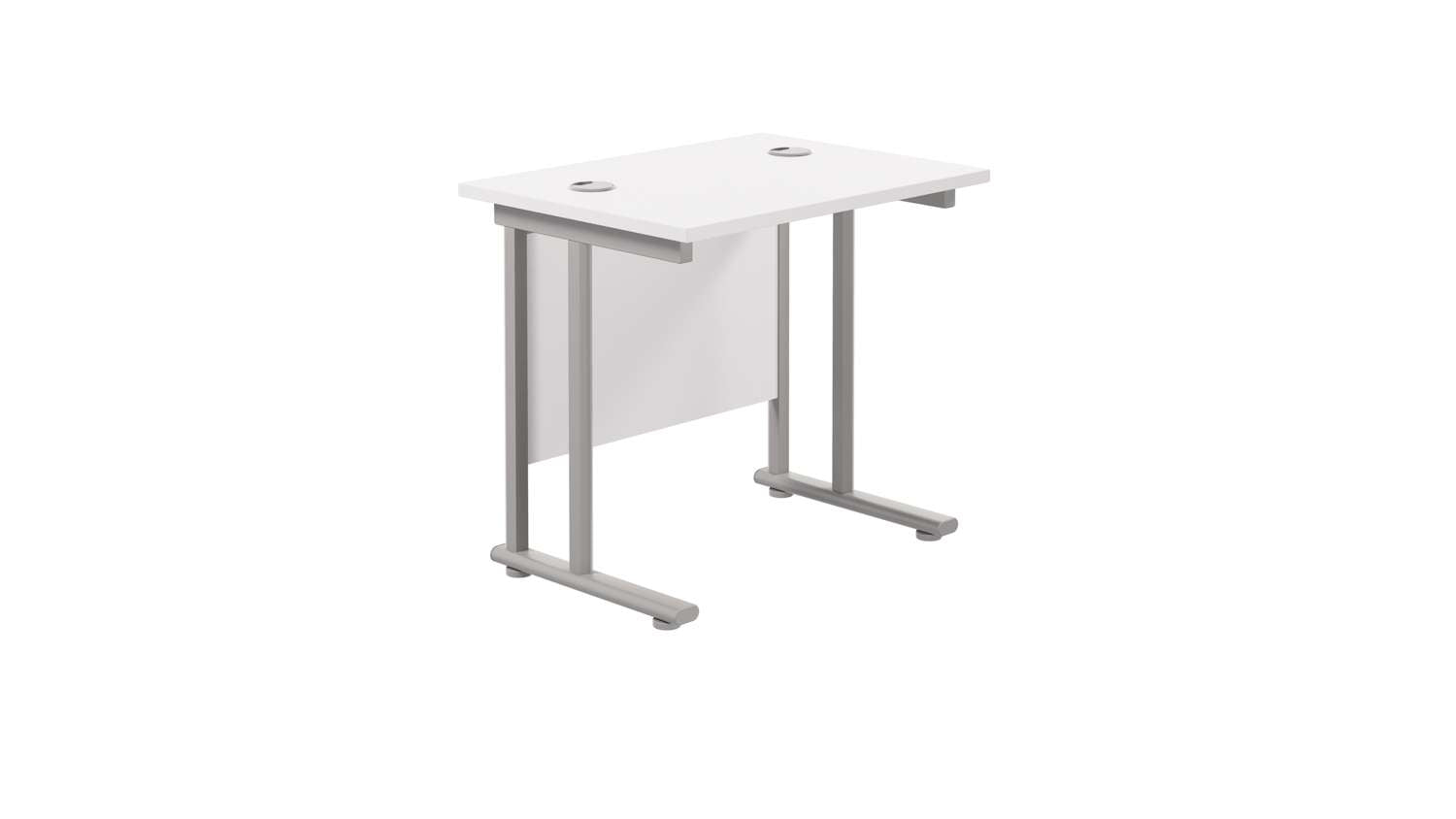 Twin Upright Rectangular Desk: 600mm Deep (FSC)