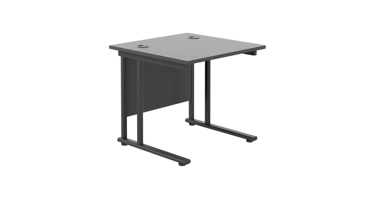 Twin Upright Rectangular Desk: 800mm Deep (FSC)