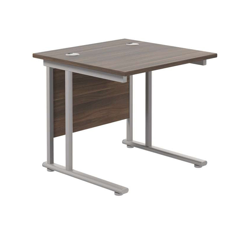 Twin Upright Rectangular Desk: 800mm Deep (FSC)