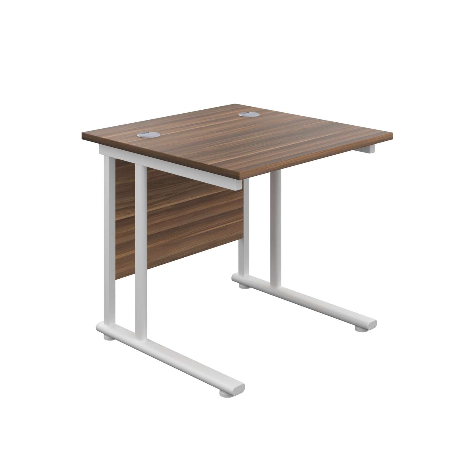 Twin Upright Rectangular Desk: 800mm Deep (FSC)