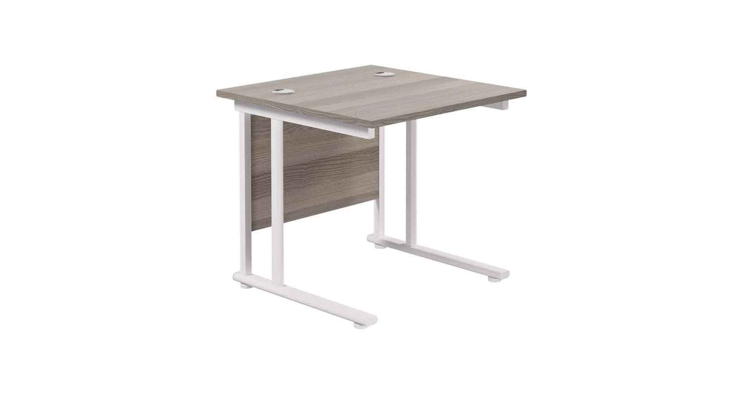 Twin Upright Rectangular Desk: 800mm Deep (FSC)