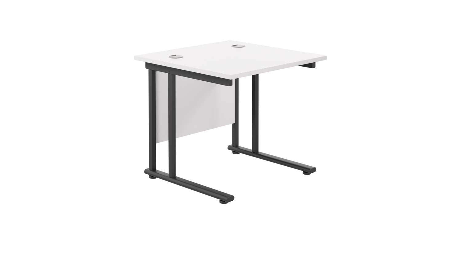 Twin Upright Rectangular Desk: 800mm Deep (FSC)