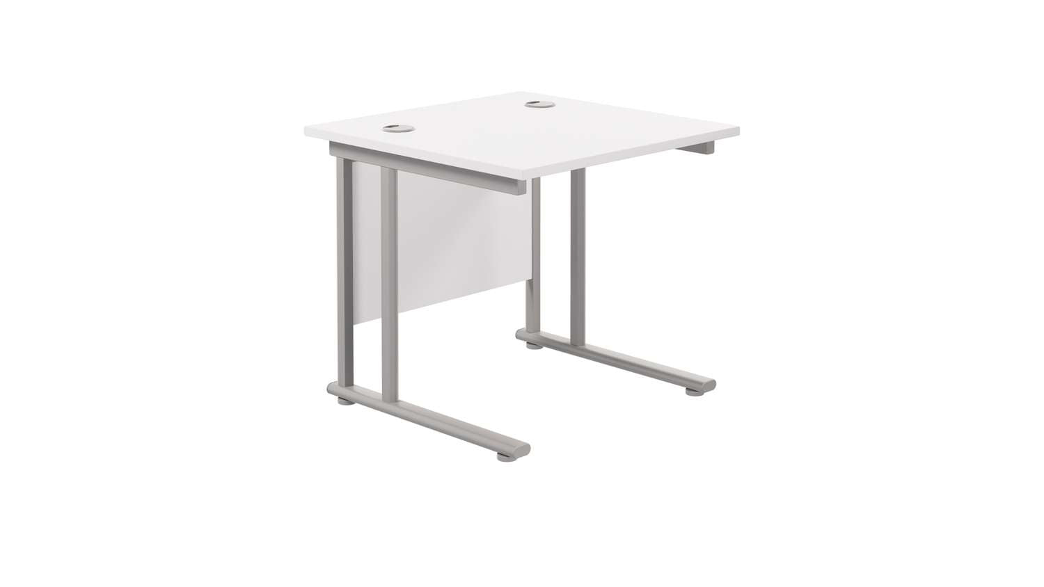 Twin Upright Rectangular Desk: 800mm Deep (FSC)