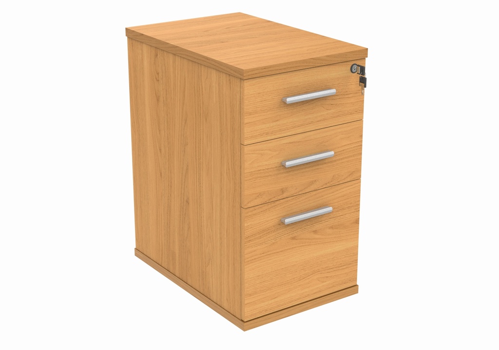 Desk High Office Storage Unit (FSC) | 600 Deep | Norwegian Beech