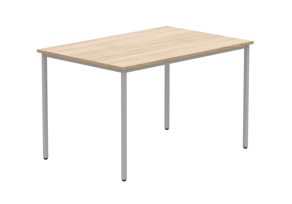 Office Rectangular Multi-Use Table (FSC) | 1200X800 | Canadian Oak/Silver