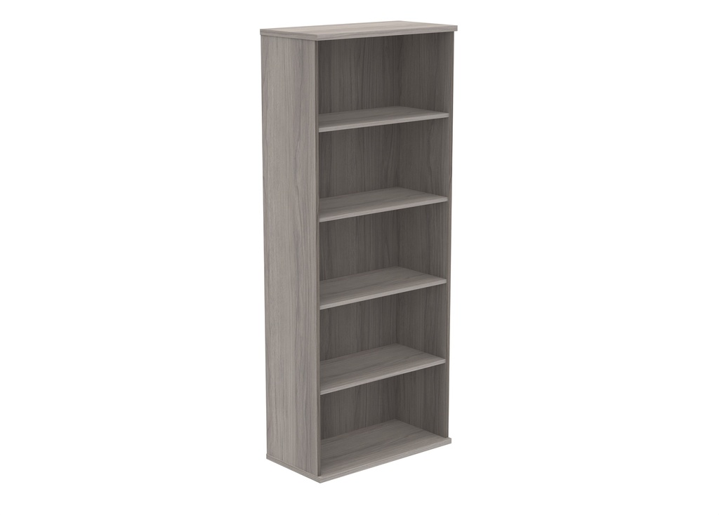 Bookcase (FSC) | 4 Shelf | 1980 High | Alaskan Grey Oak